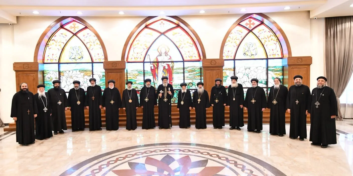 البابا تواضروس الثاني يلتقي الأساقفة العموم لمتابعة خدمة كنائس القاهرة